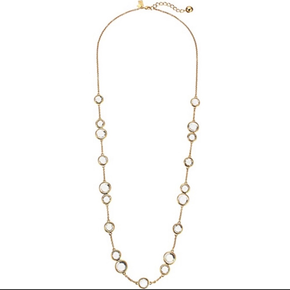 Kate Spade Crystal Confetti Gold Necklace